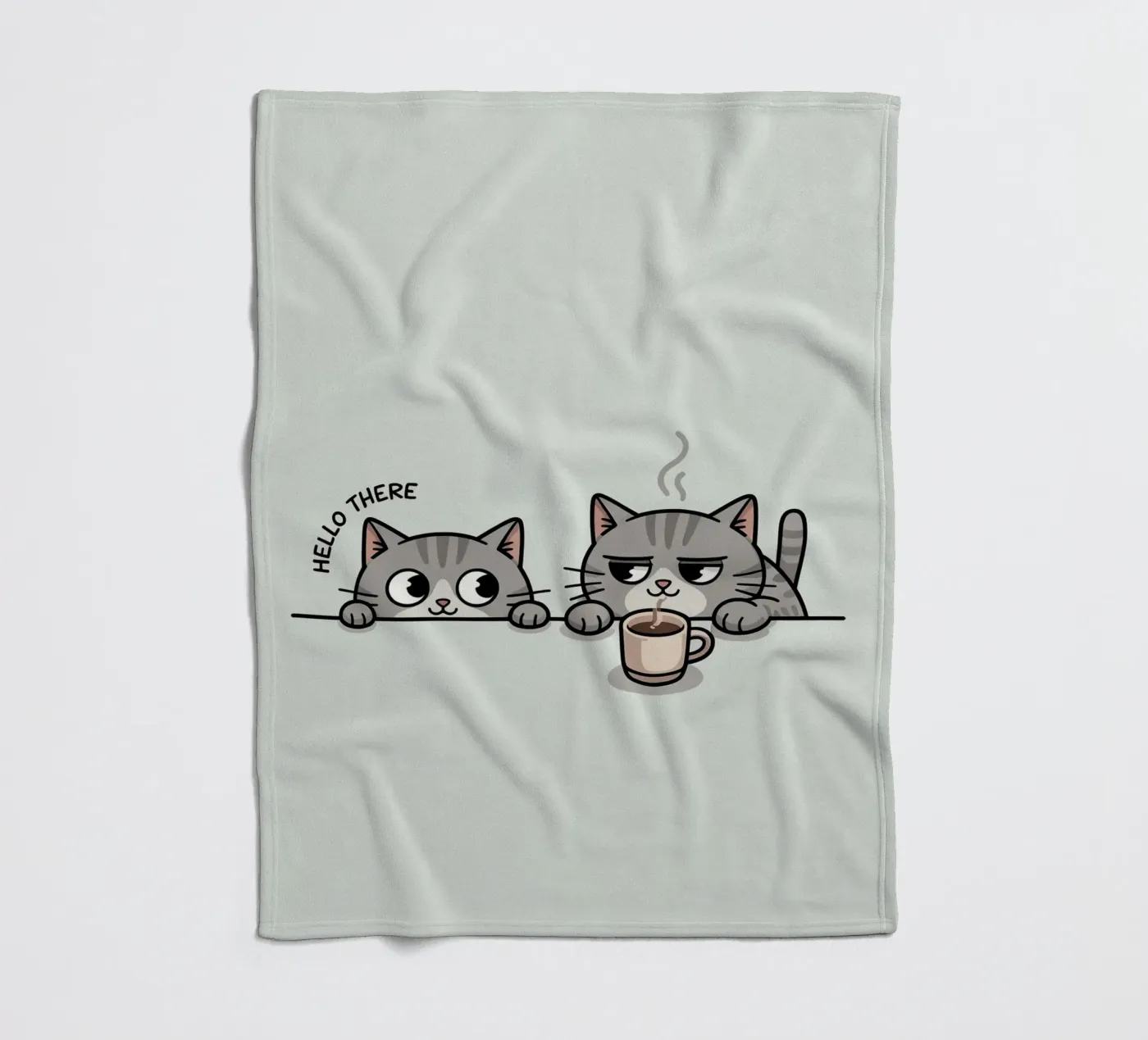 cute cat Fleecedecke von uniqe world
