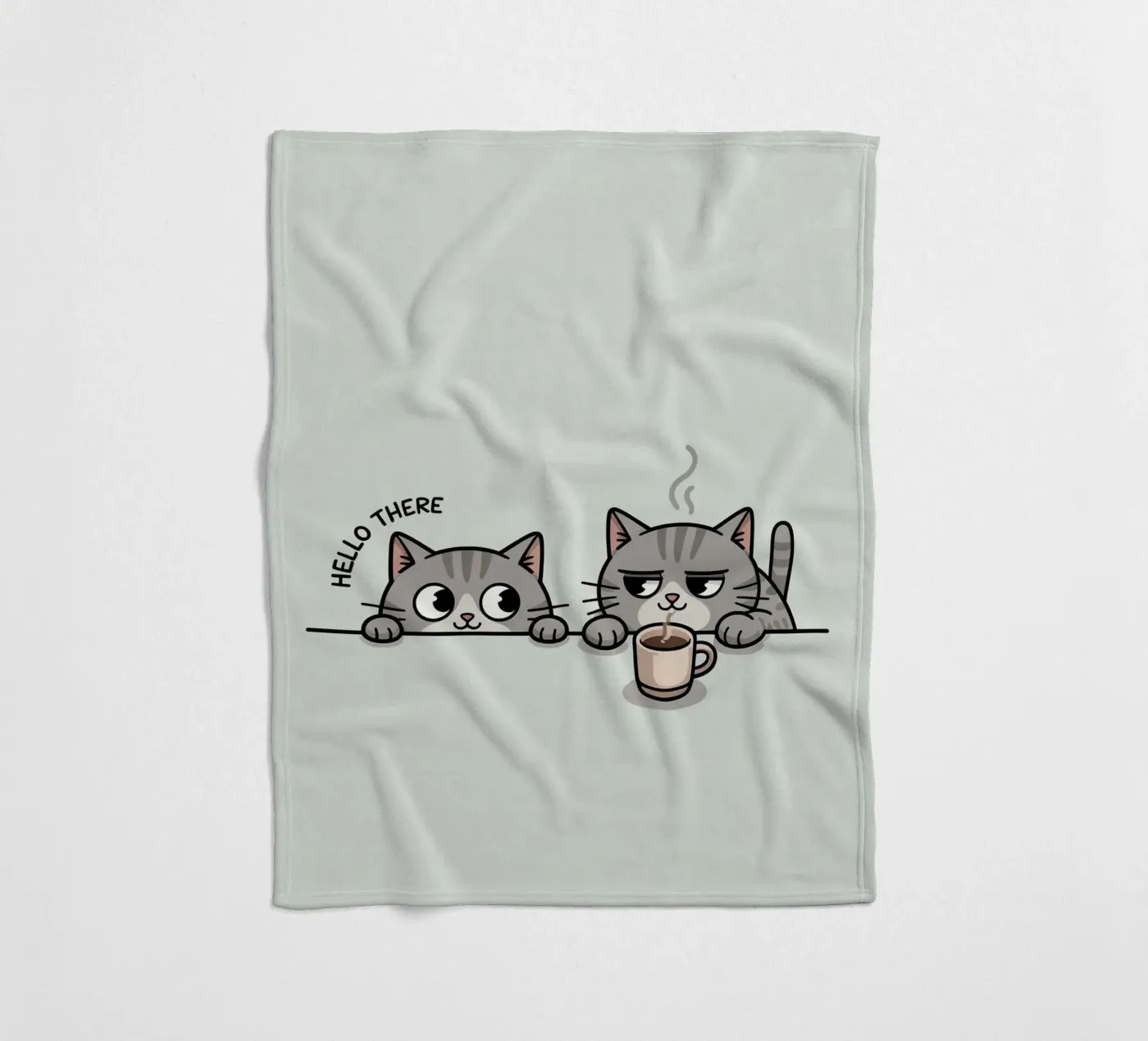 cute cat Fleecedecke von uniqe world