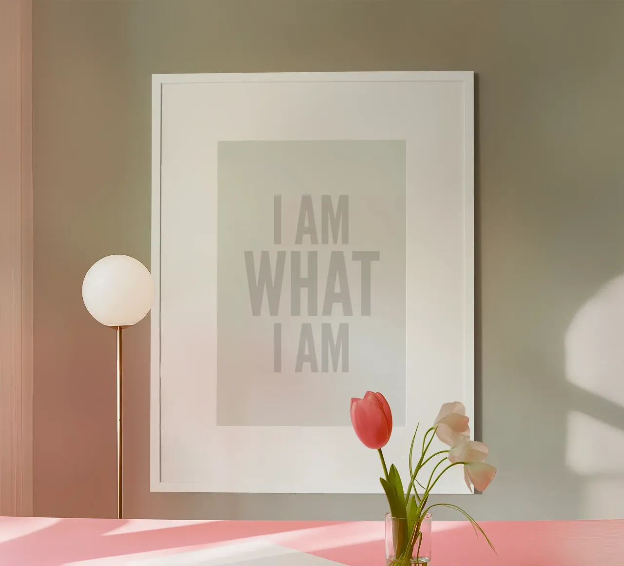 What I Am carta hahnemühle da Mottos by Sinan Saydik