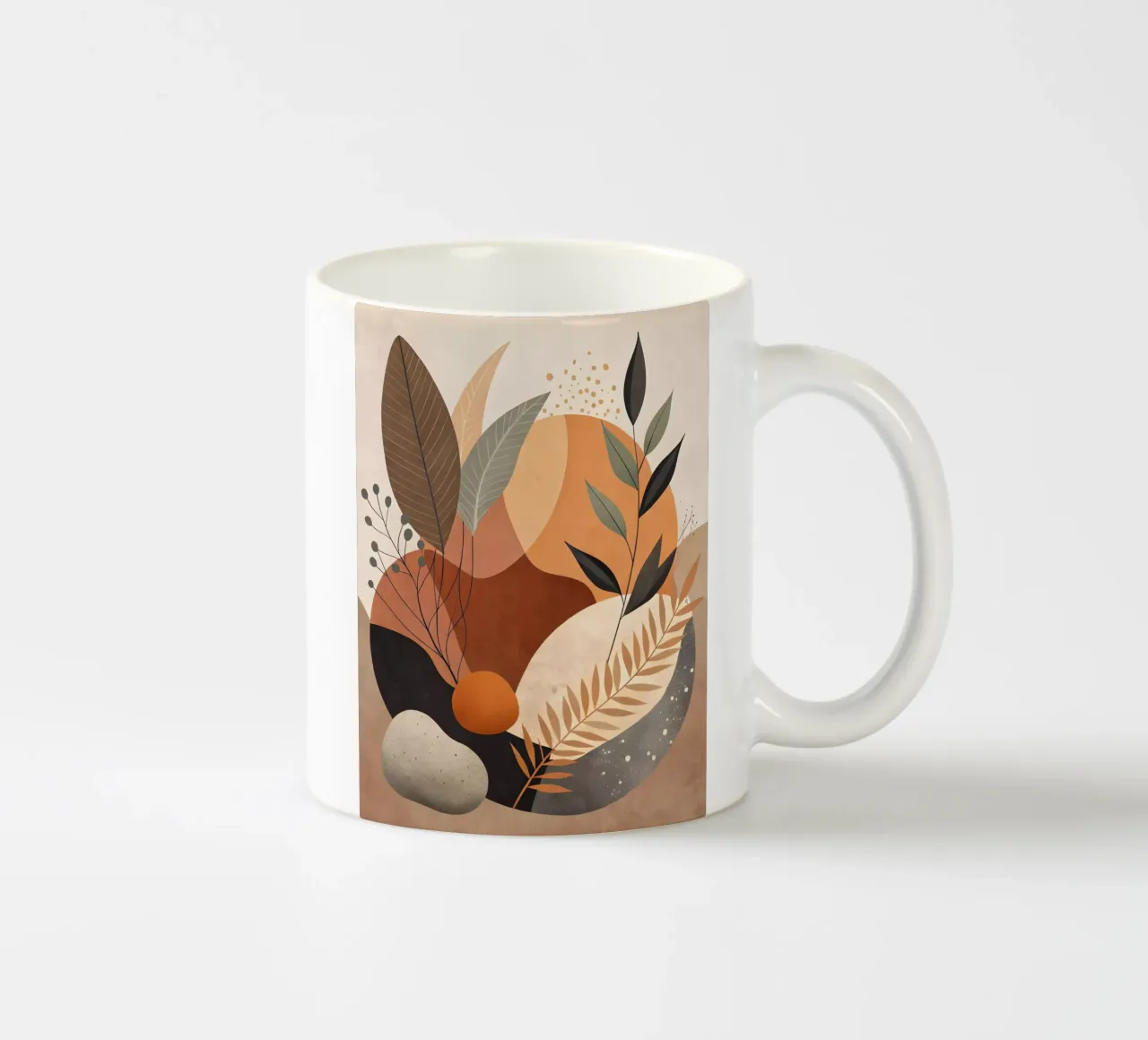 Herfstig abstract keramische mok van Artistic-shop