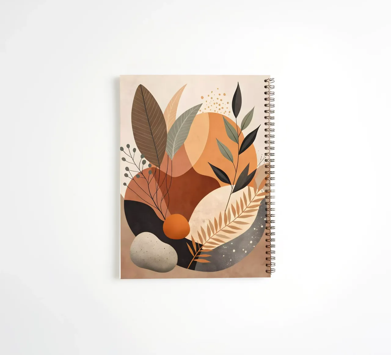 Autumnal Abstract spiral notebook by Artistic-shop