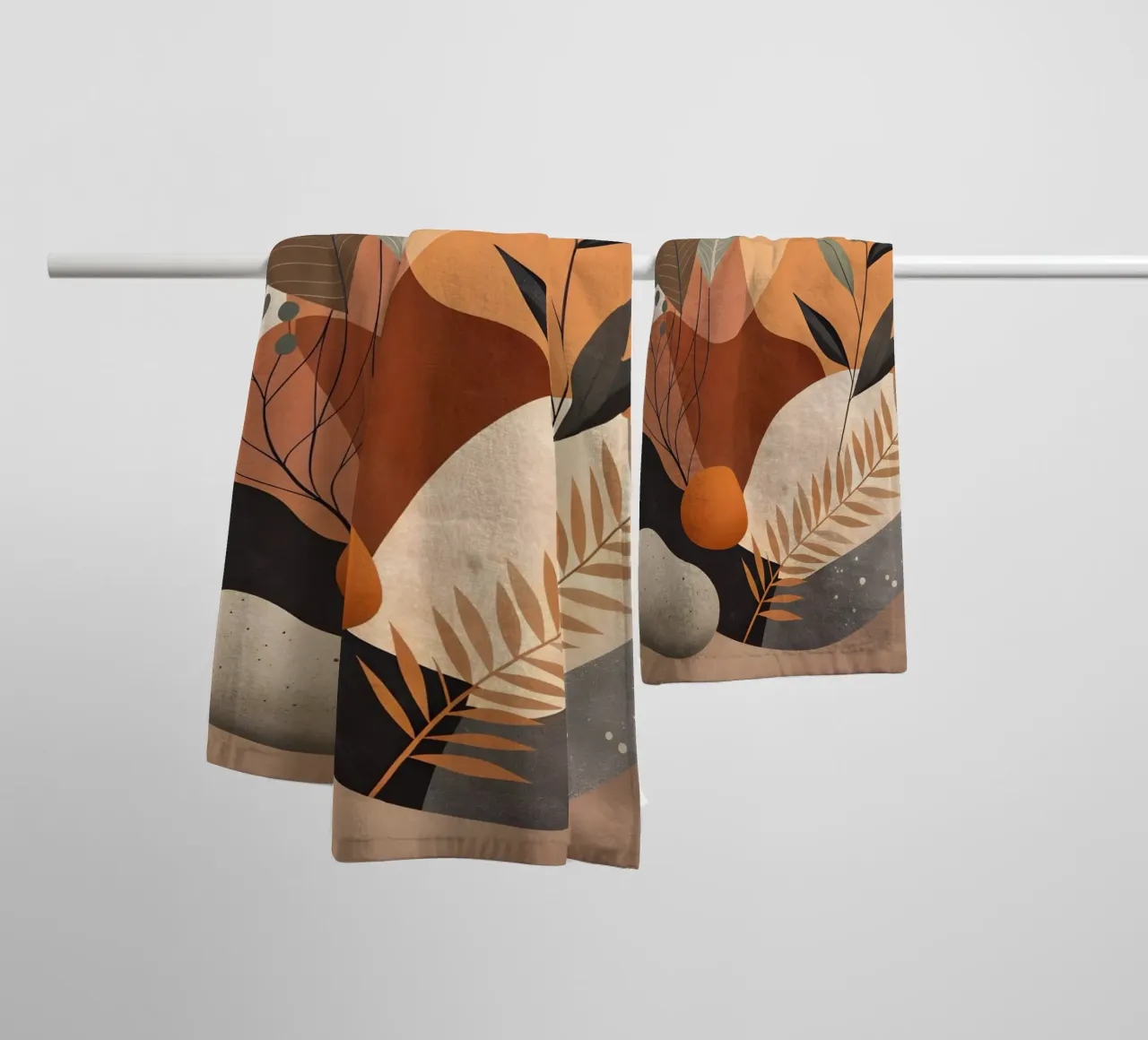 Astratto autunnale asciugamano da bagno da Artistic-shop