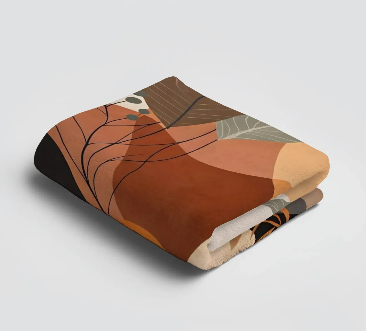 Abstrait automnal serviette de bain de Artistic-shop