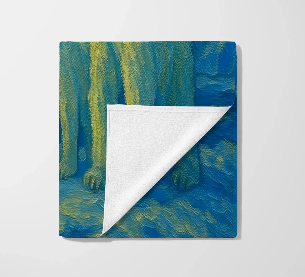 Orsi polari sul ghiaccio in un cielo notturno luminoso e vorticoso telo mare da Vincent’s Universe