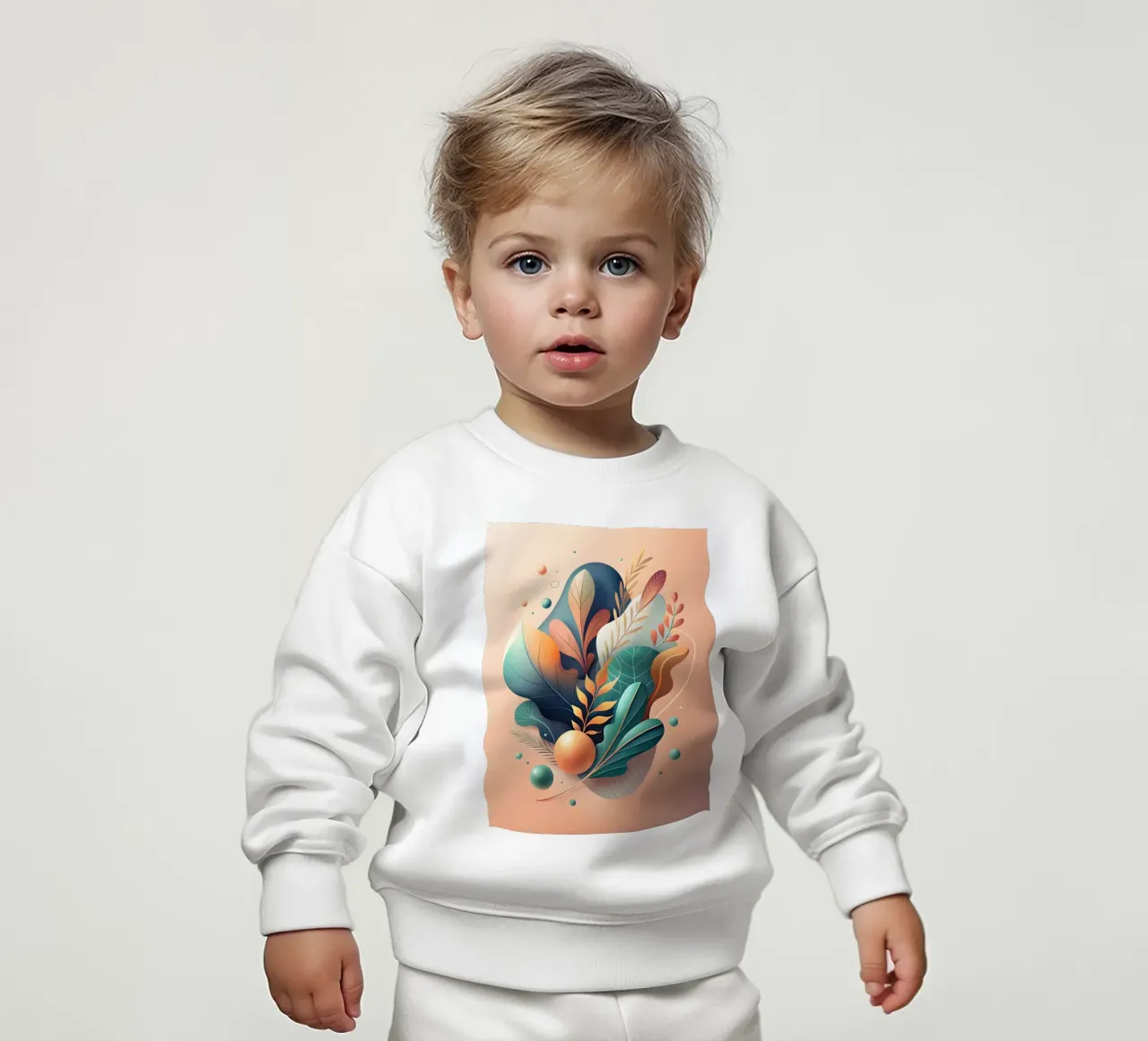 Abstracto otoñal sudadera de bebé de Artistic-shop