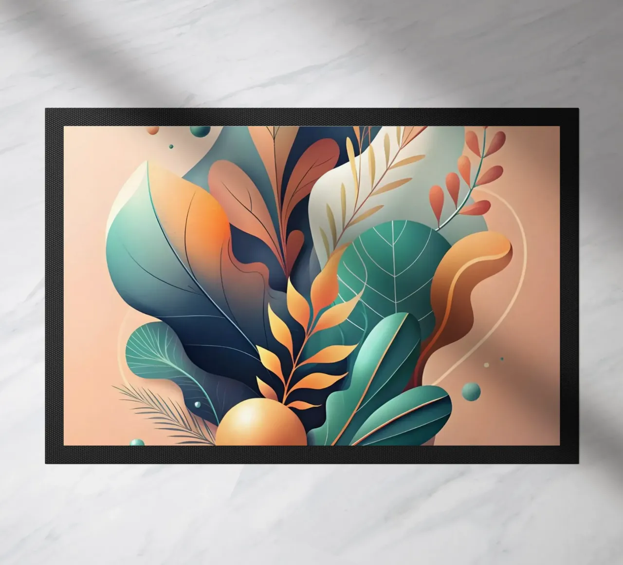 Abstrait automnal paillasson de Artistic-shop