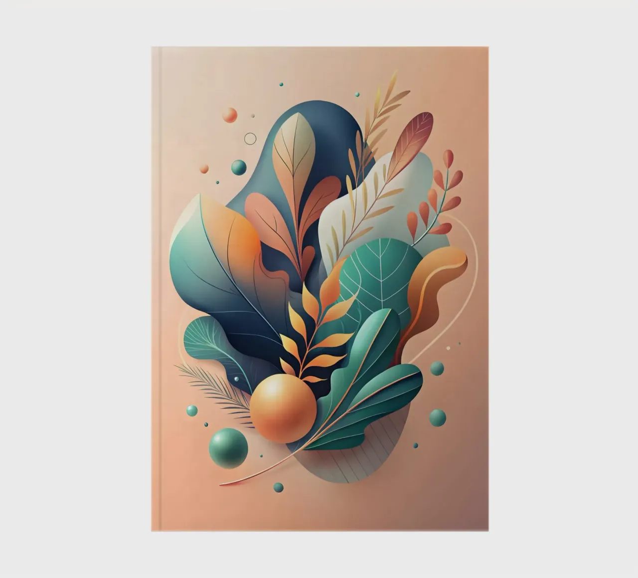 Autumnal Abstract notebook by Artistic-shop