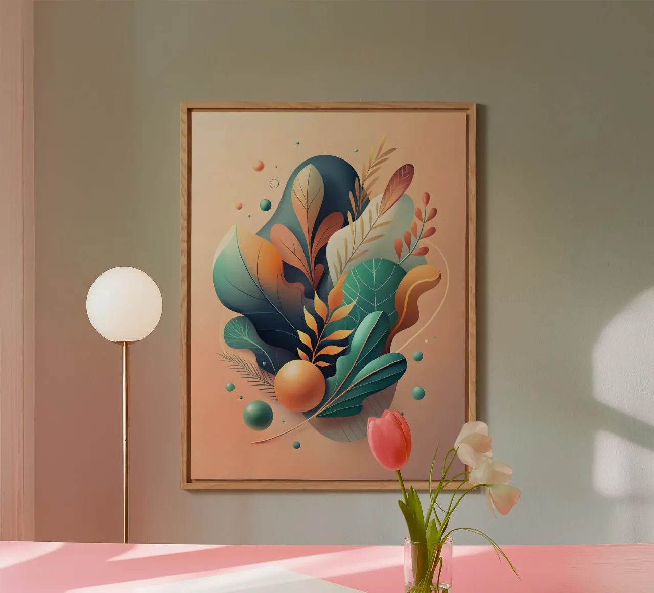 Astratto autunnale alluminio dibond da Artistic-shop