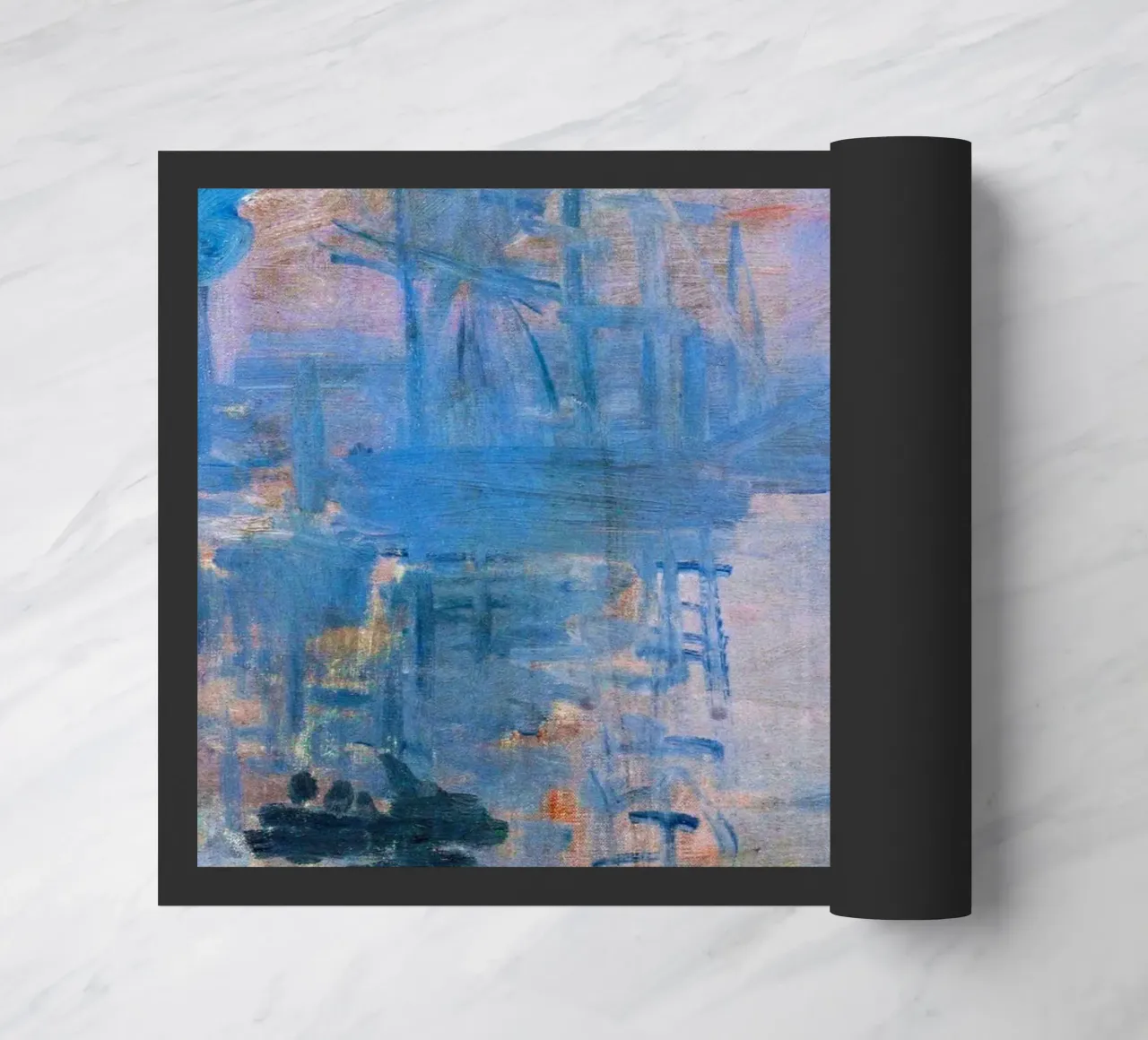 Impressione di Monet all'alba zerbino da Art in Color