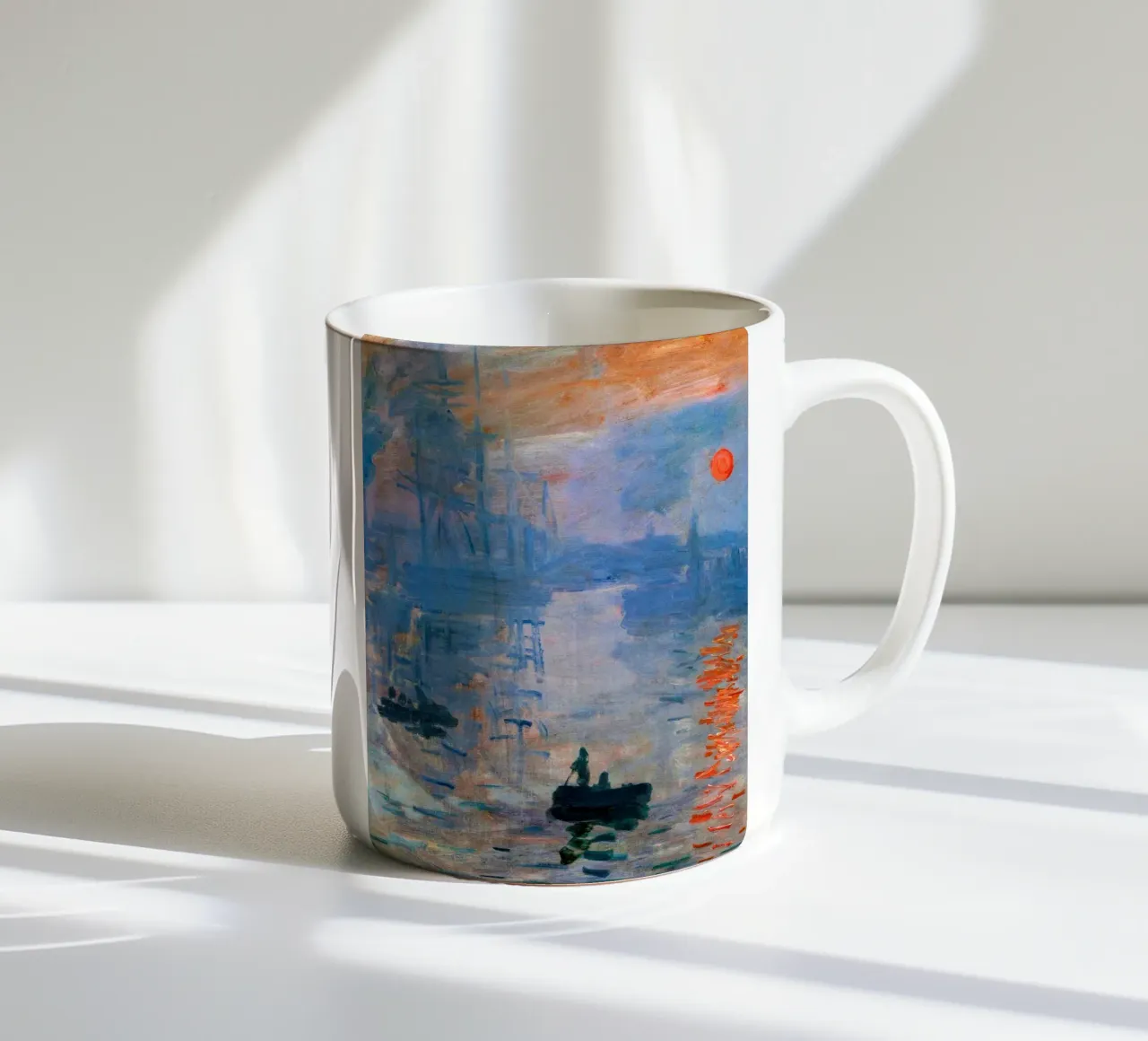 Impressione di Monet all'alba tazza in ceramica da Art in Color