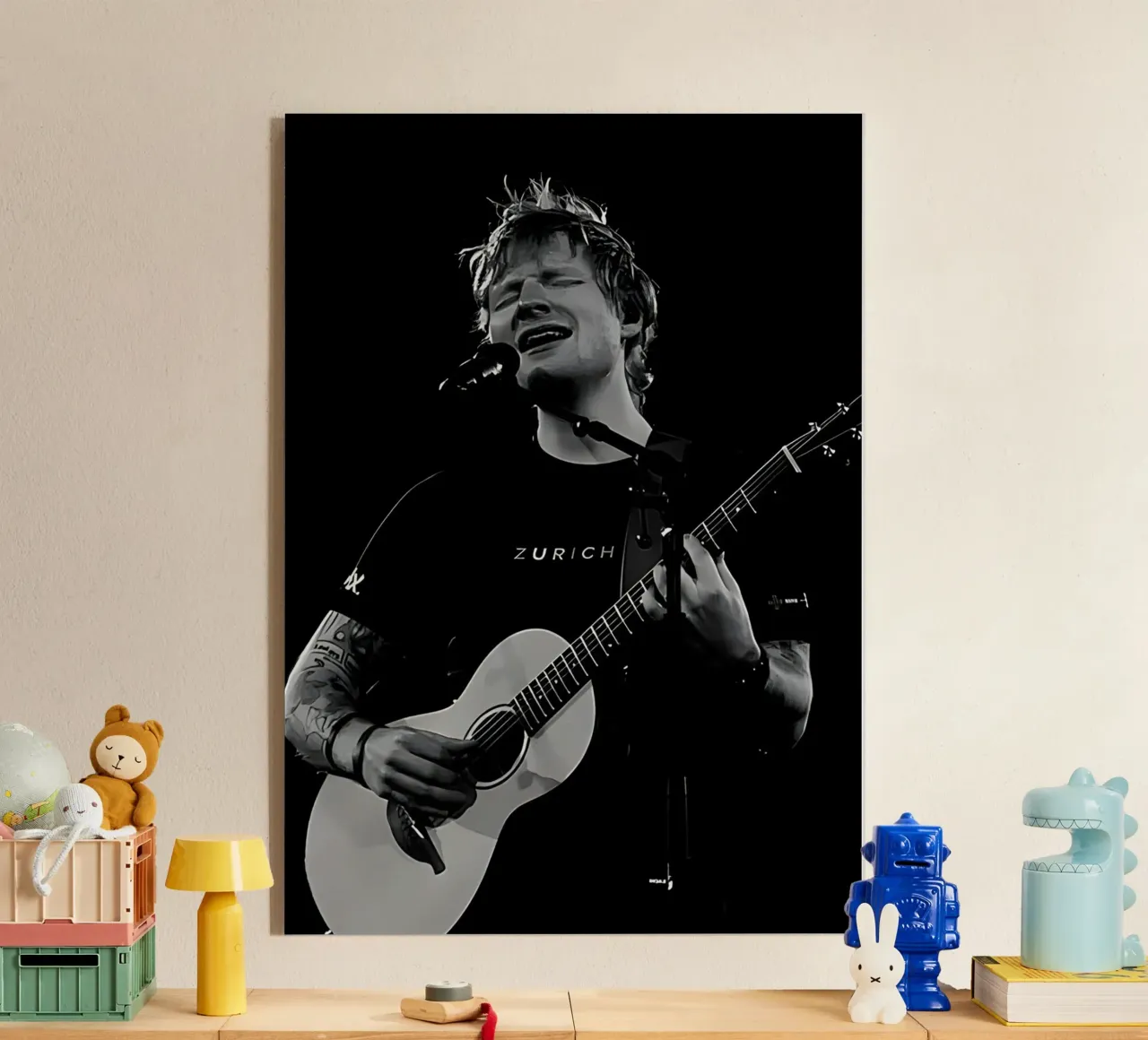 Ed Sheeran plexiglass da Music Vibes