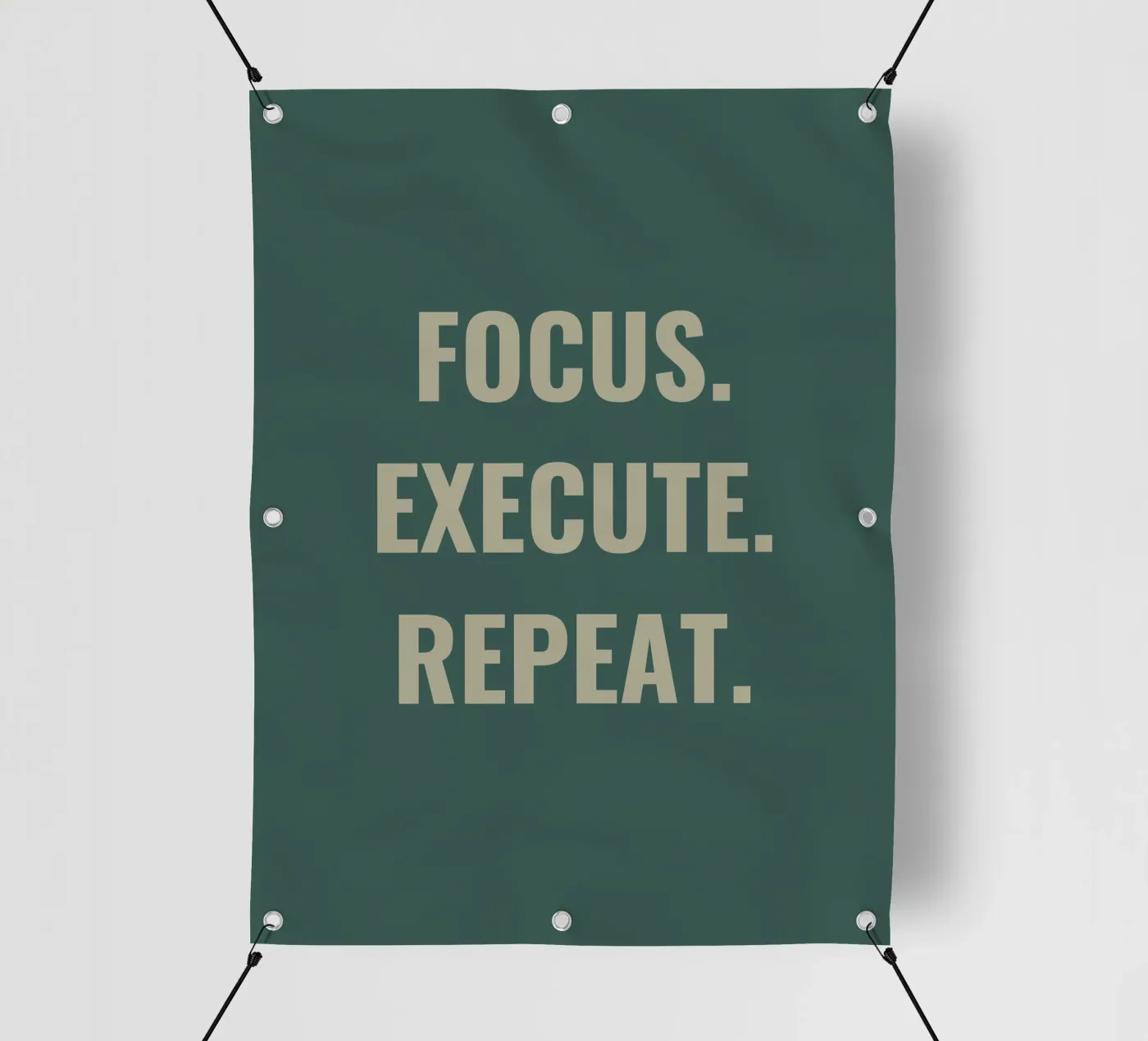 FOKUSSIEREN. AUSFÜHREN. WIEDERHOLEN. PVC Plane von Simple