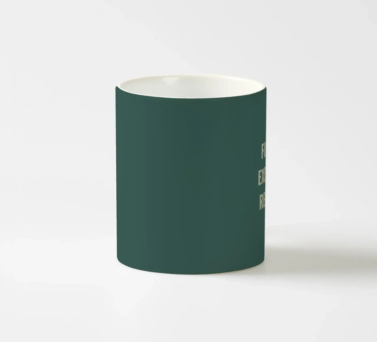 FOCUS. EXECUTE. REPEAT. ceramic mug by Simple