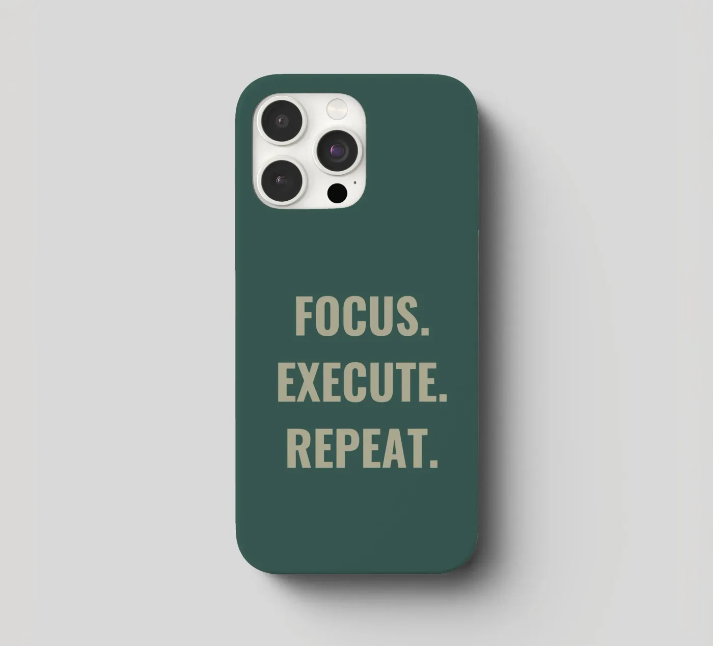 FOCUS. EXECUTE. REPEAT. iphone case by Simple