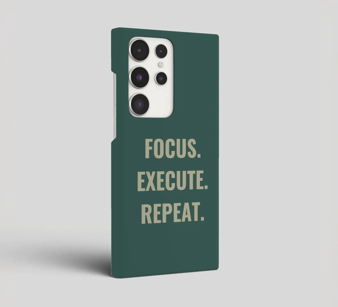 FOCUS. EXECUTE. REPEAT. samsung phone case by Simple