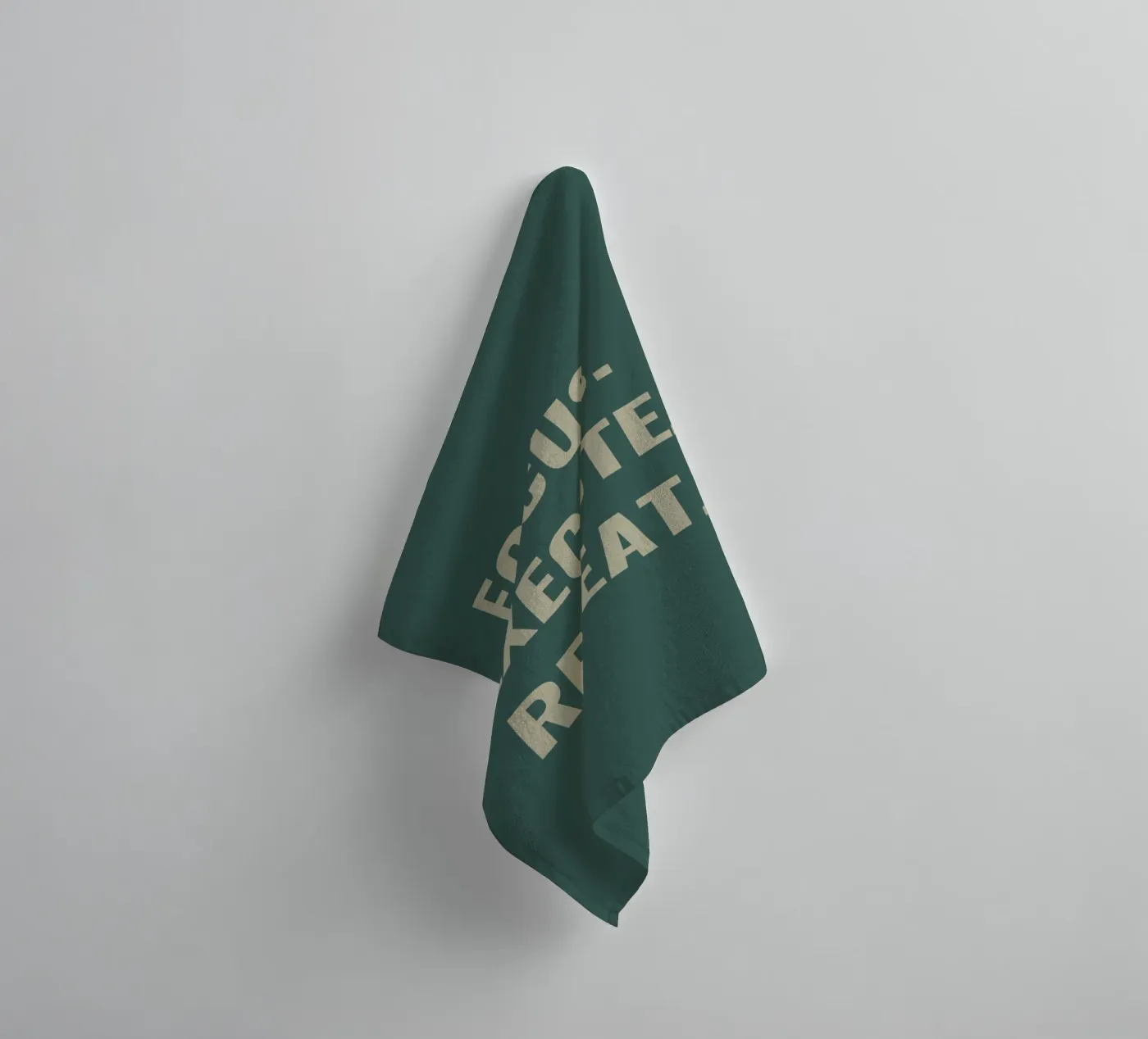 FOCUS. EXECUTE. REPEAT. towel by Simple