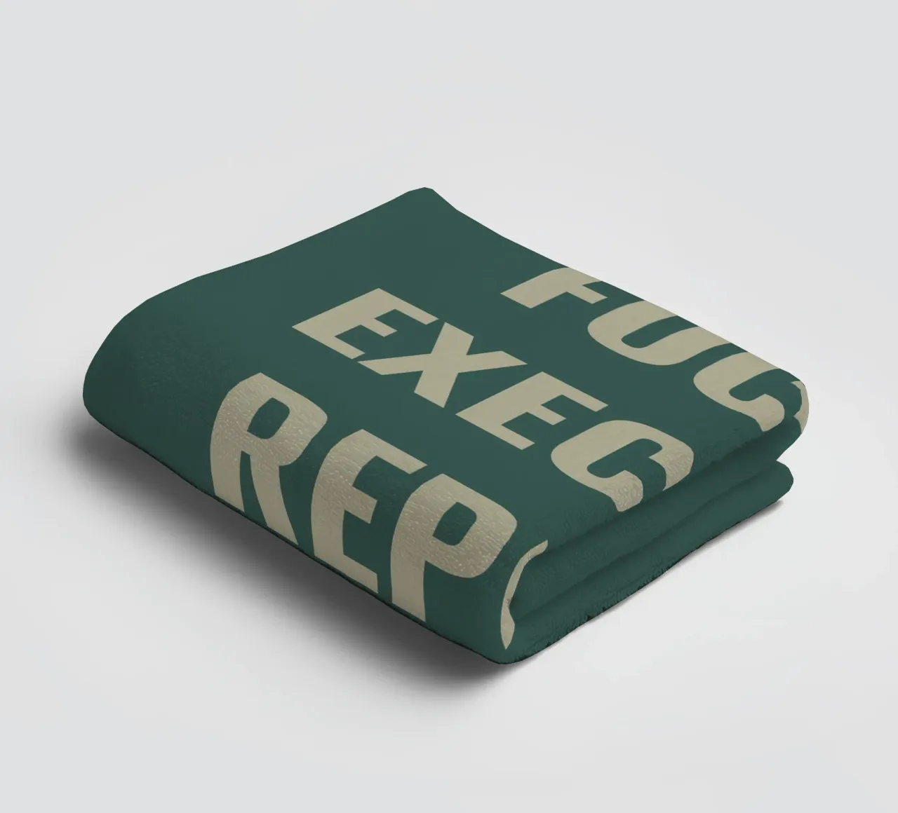 FOCUS. EXECUTE. REPEAT. towel by Simple