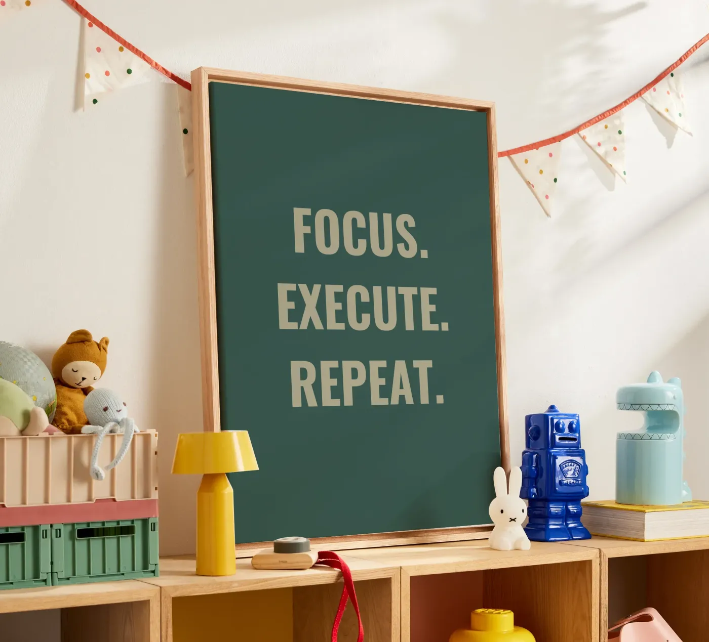 FOCUS. EXECUTE. REPEAT. toile de Simple