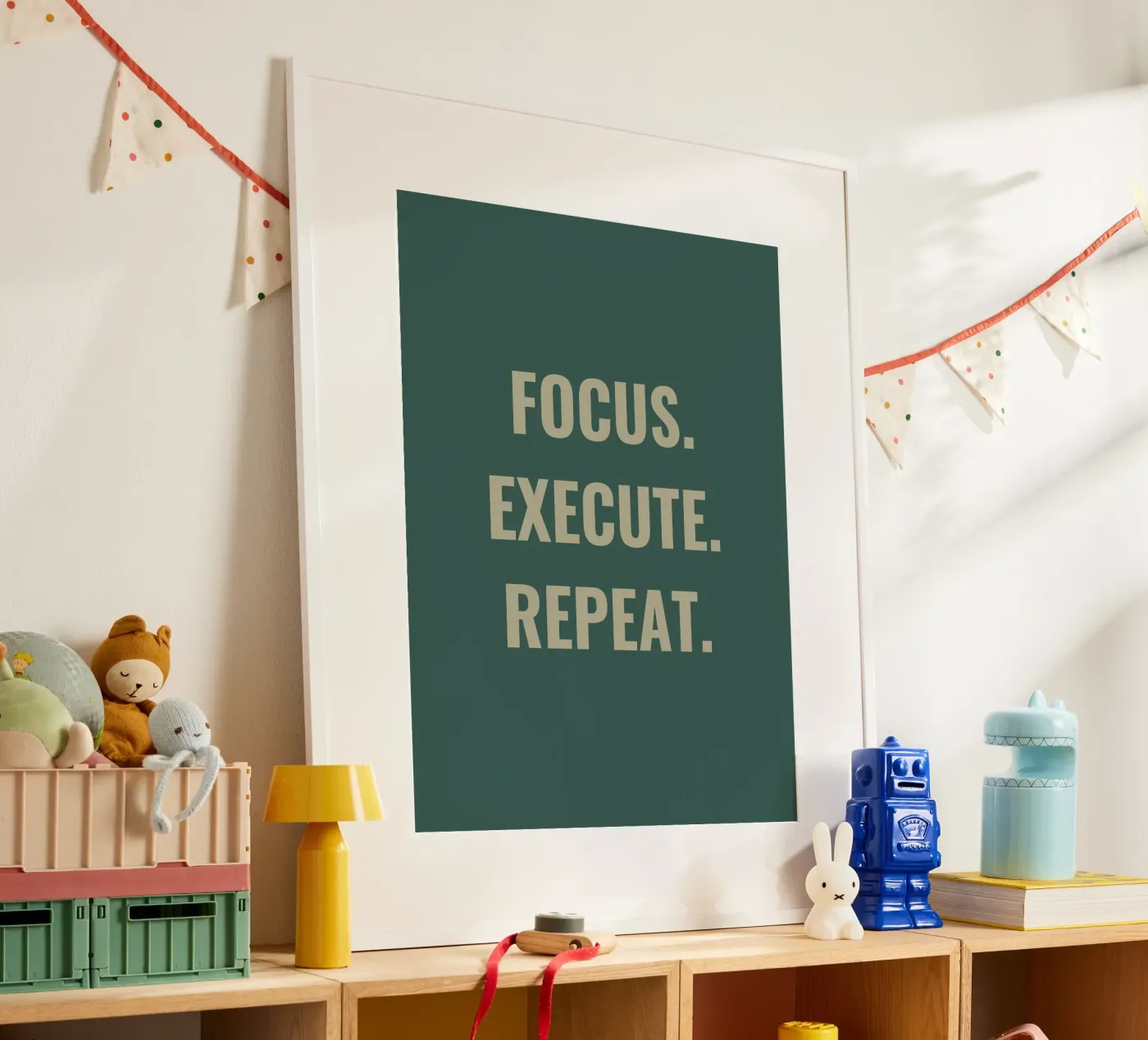 FOCUS. EXECUTE. REPEAT. poster by Simple