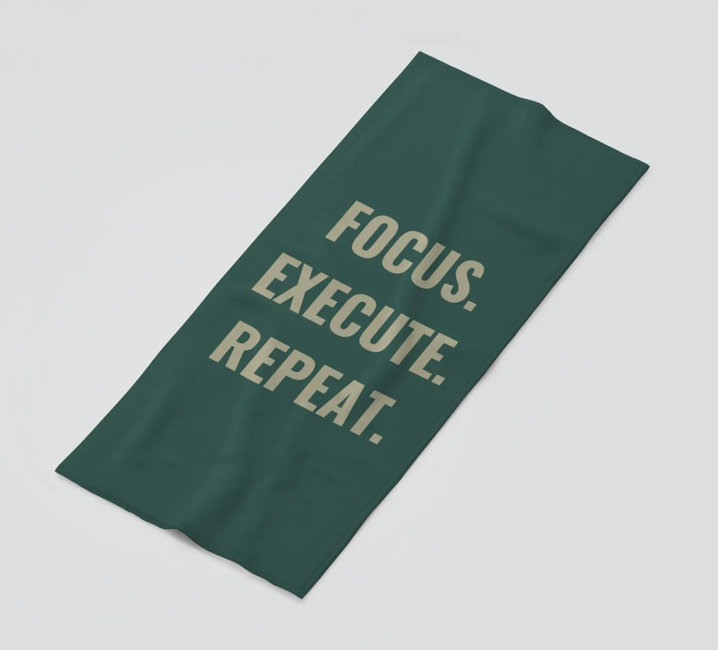 FOCUS. EXECUTE. REPEAT. beach towel by Simple