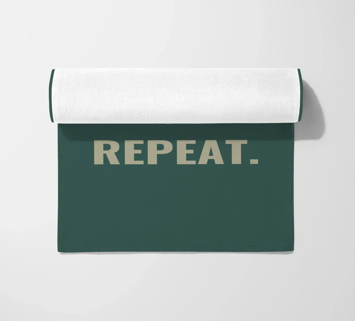 FOCUS. EXECUTE. REPEAT. beach towel by Simple