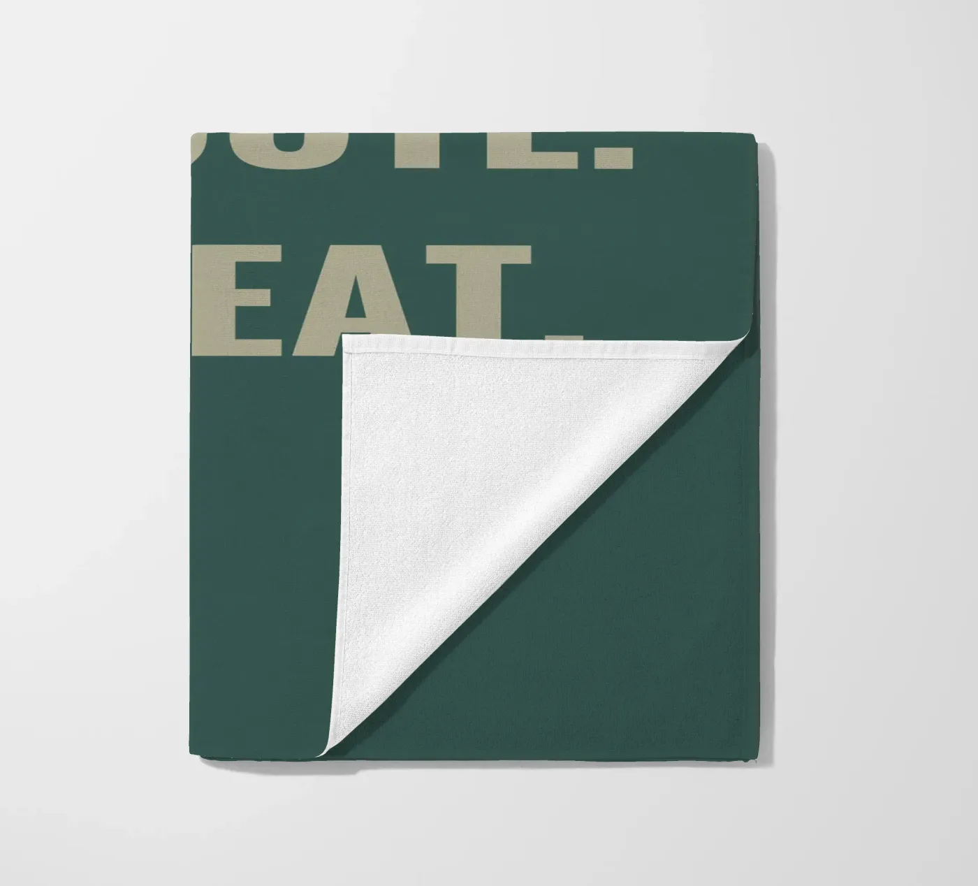 FOCUS. EXECUTE. REPEAT. beach towel by Simple