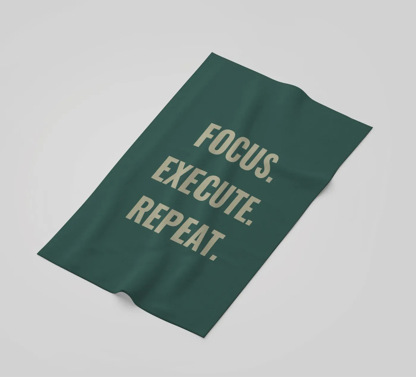 FOCUS. UITVOEREN. HERHALEN. strandhanddoek van Simple