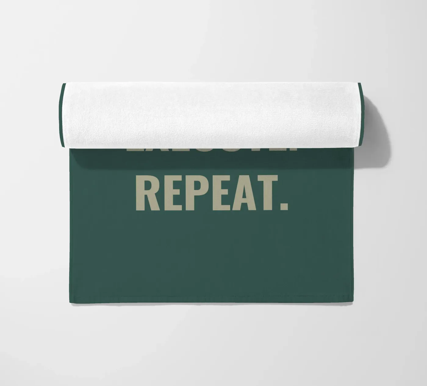 FOCUS. EXECUTE. REPEAT. beach towel by Simple