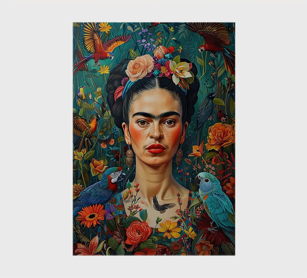 Frida Kahlo "Defiant in Color" notebook by Fantasias Florales