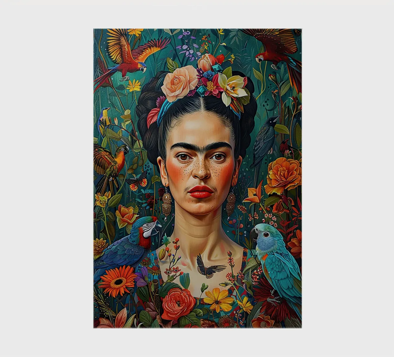 Frida Kahlo "Defiant in Color" notebook by Fantasias Florales