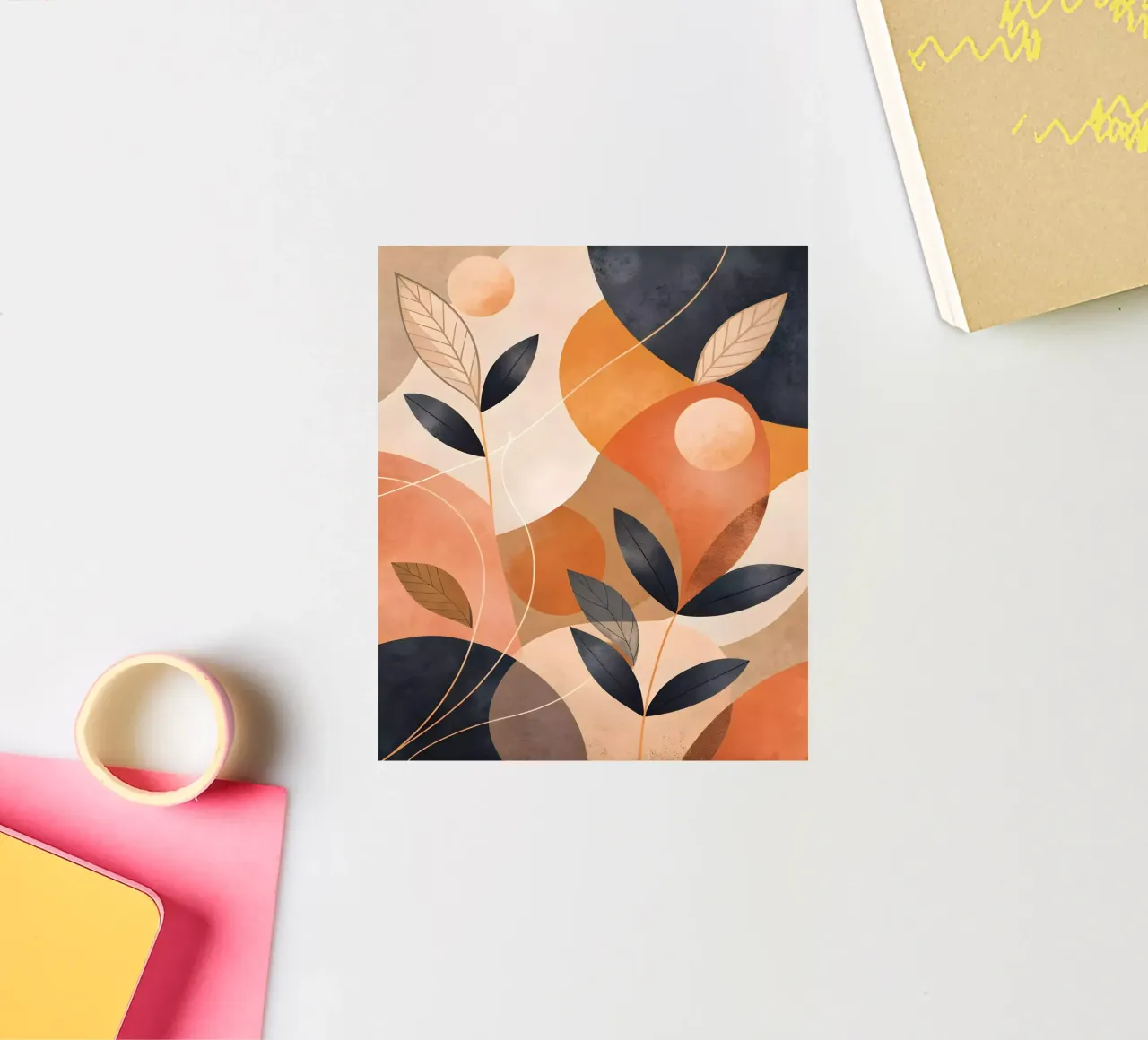 Harmonie automnale autocollant de Artistic-shop