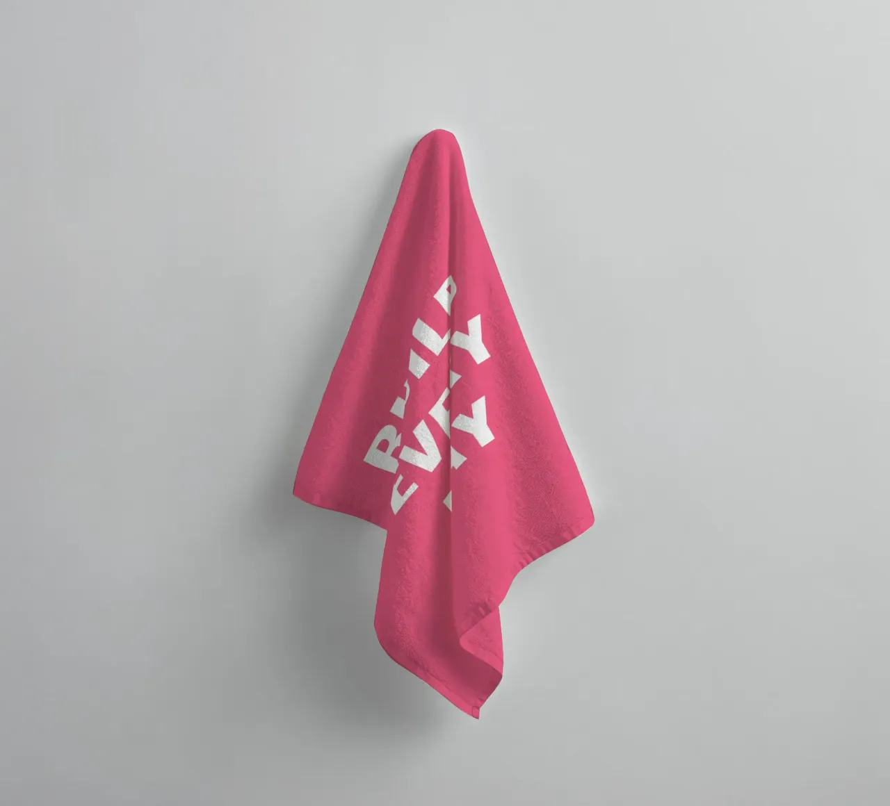 BUILD EVERY DAY towel by Simple