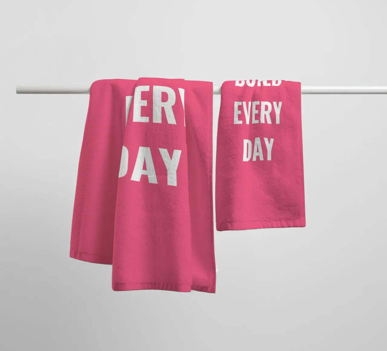 BUILD EVERY DAY towel by Simple