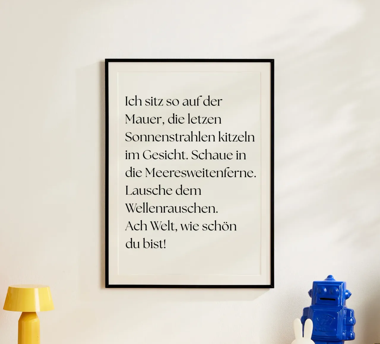 Schöne Welt poster de Tabea Jule