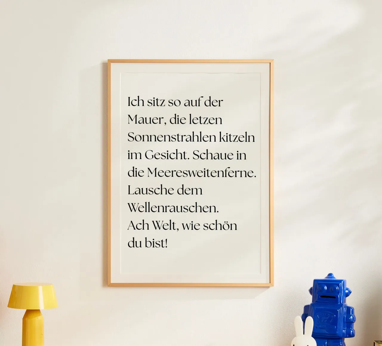 Schöne Welt poster de Tabea Jule
