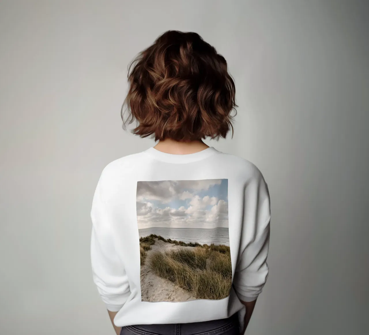 Spiaggia serena, dune e vista mare felpa da The art seasons