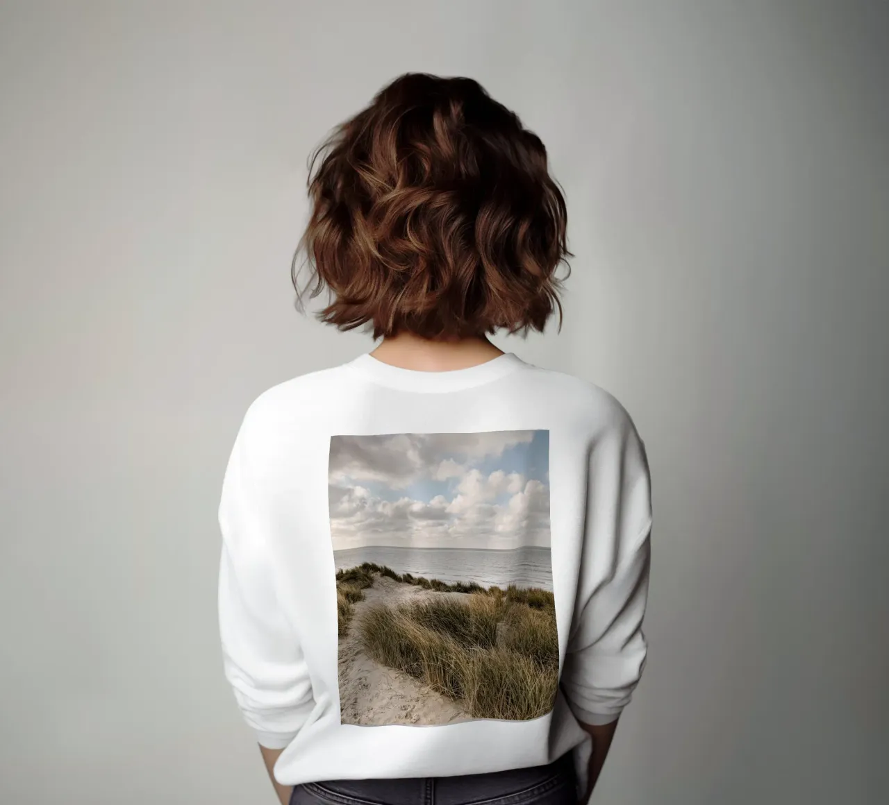 Spiaggia serena, dune e vista mare felpa da The art seasons