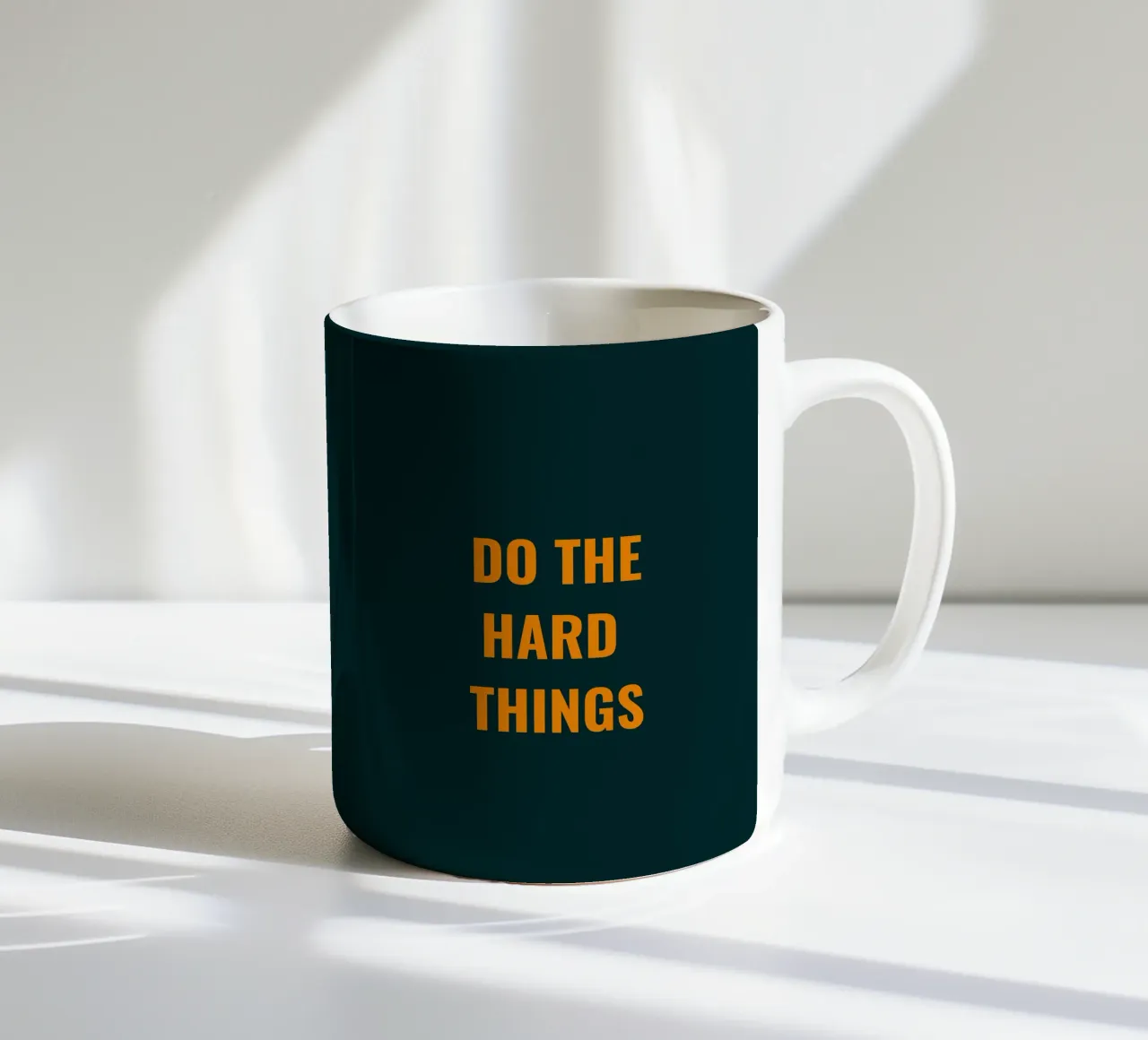 FARE LE COSE DIFFICILI tazza in ceramica da Simple