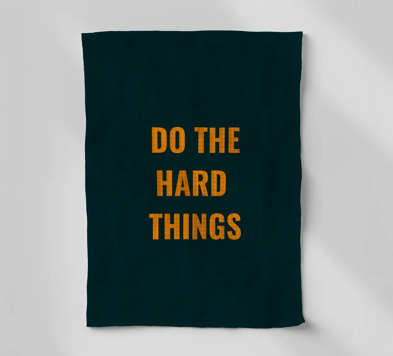 FAIRE LES CHOSES DIFFICILES torchon de Simple