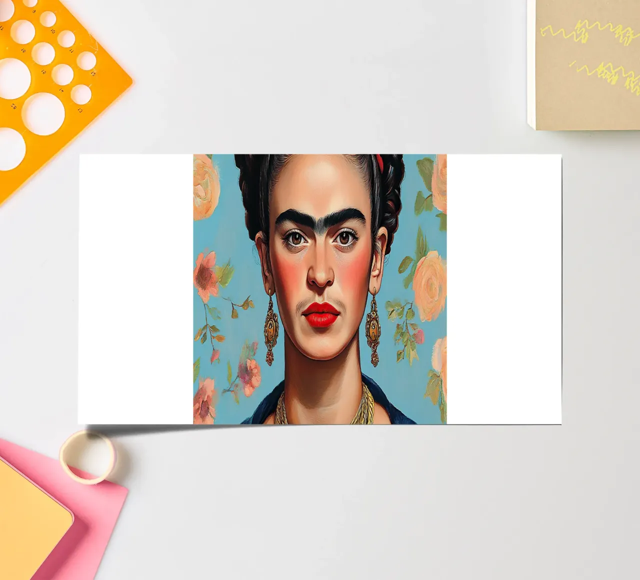 Frida Kahlo "Art Beyond Limits" Stickerbogen von Fantasias Florales