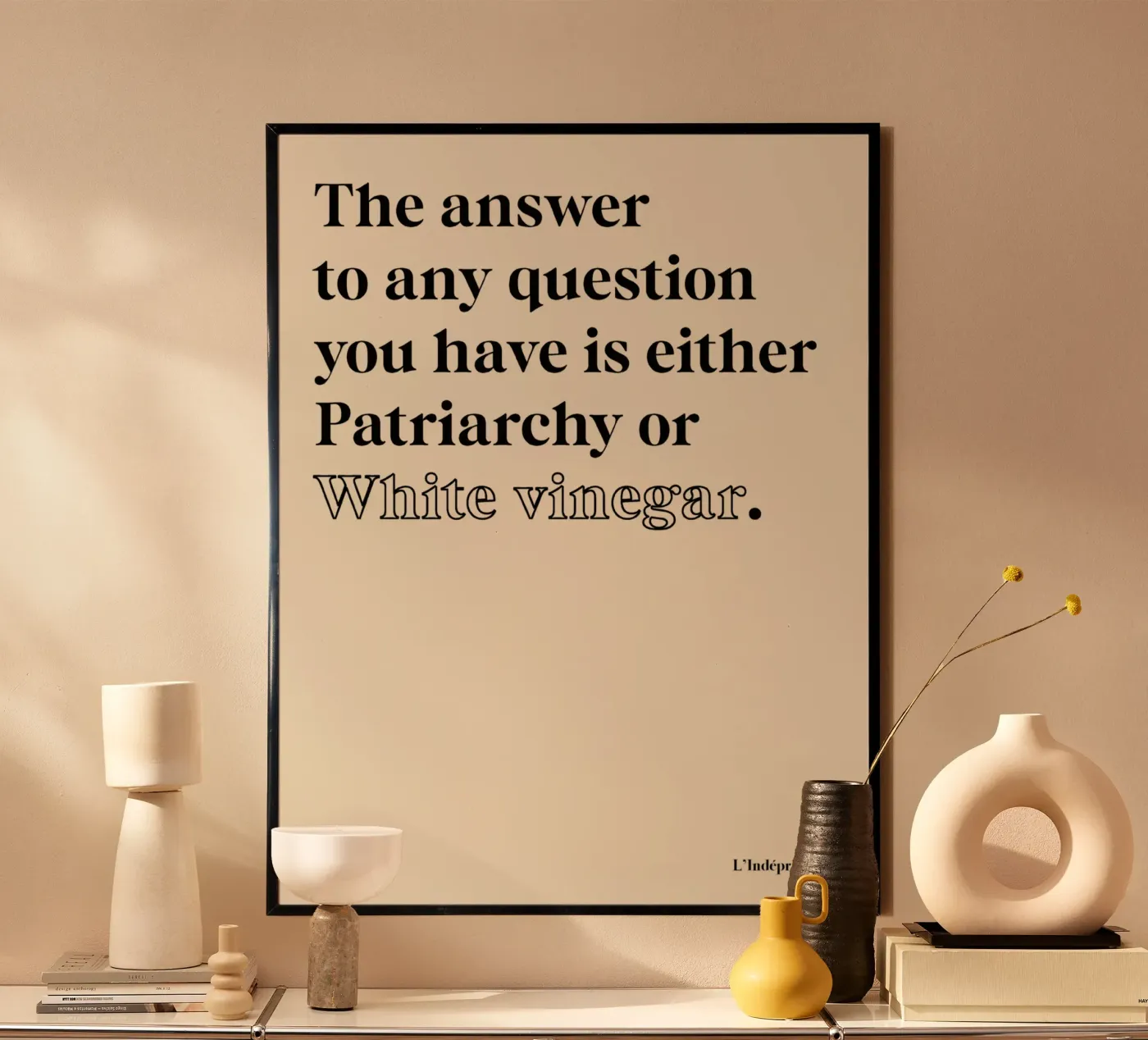 White Vinegar poster da L'Indéprimeuse