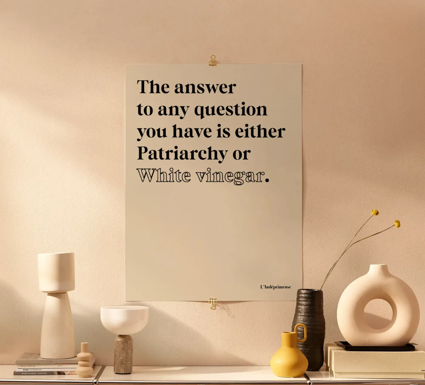 White Vinegar poster da L'Indéprimeuse