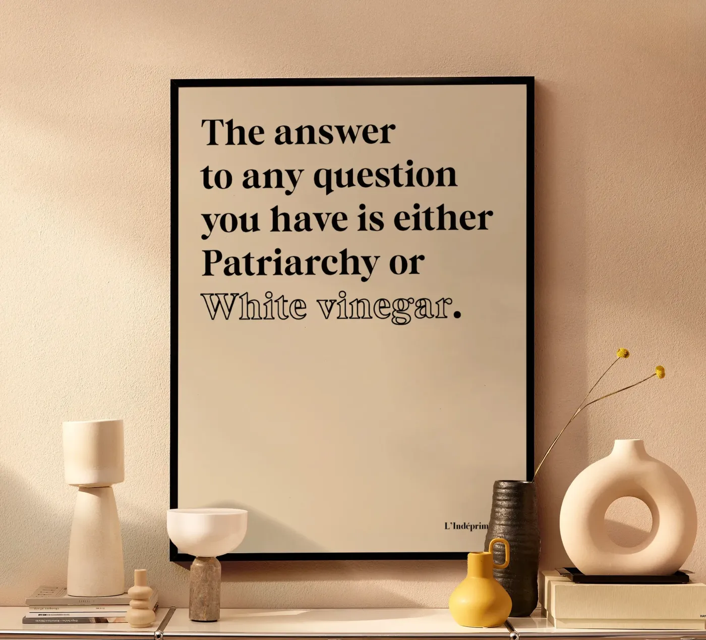 White Vinegar poster da L'Indéprimeuse