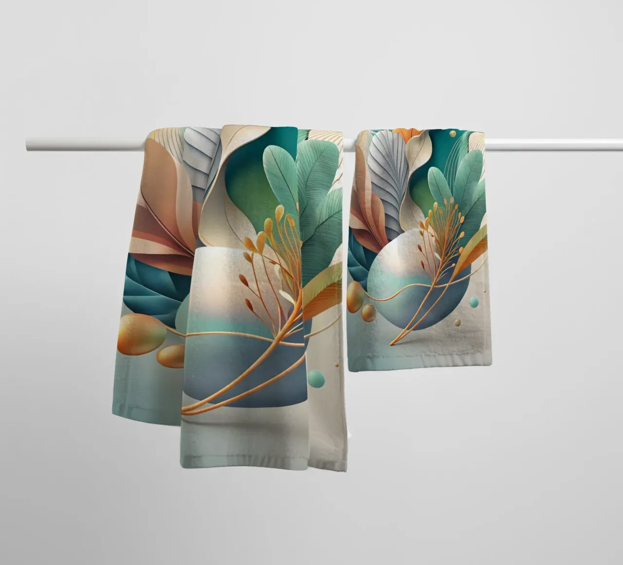 Abstrait automnal serviette de bain de Artistic-shop