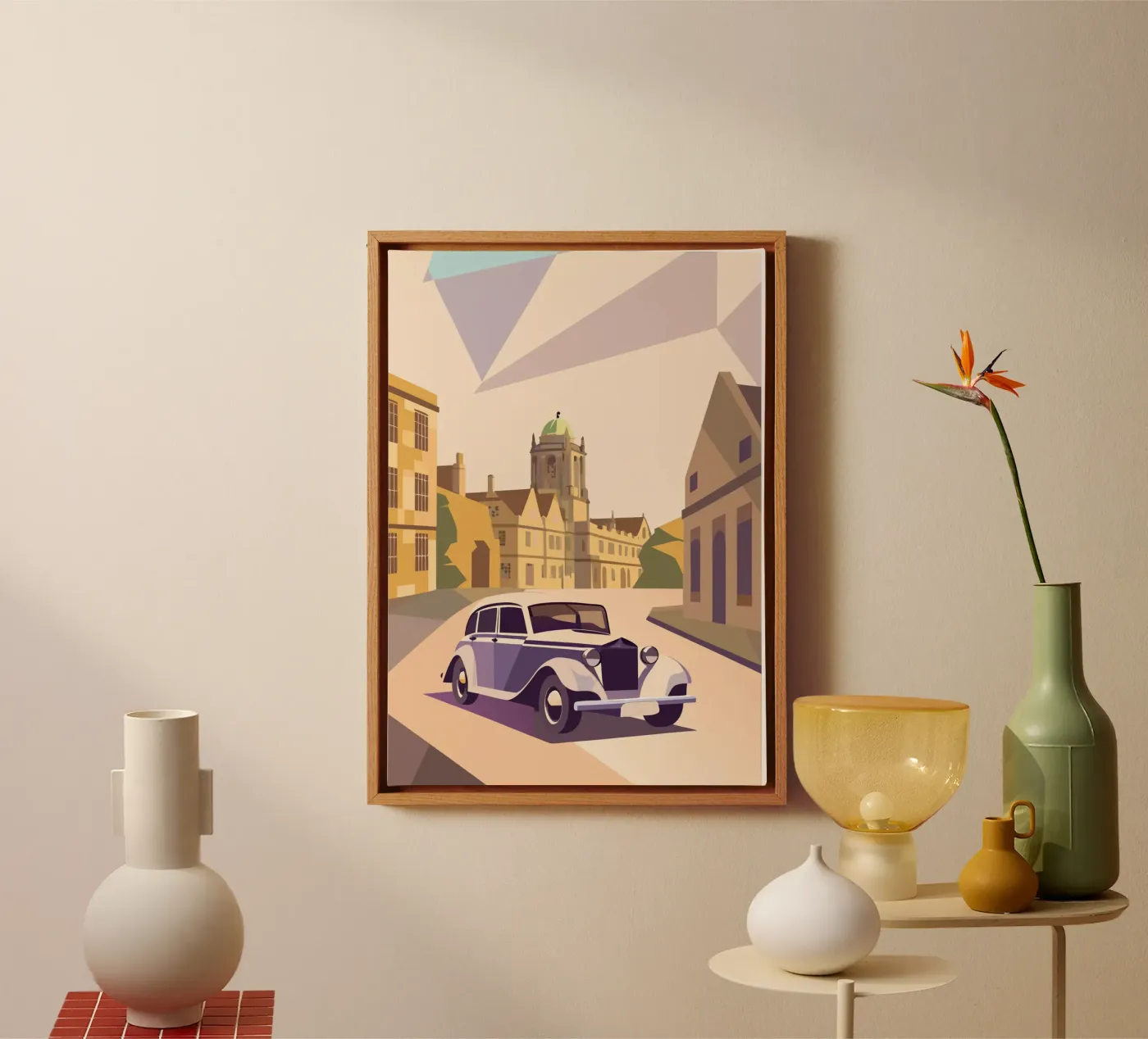 Classic Car Leinwand von POLYGON SPECIAL