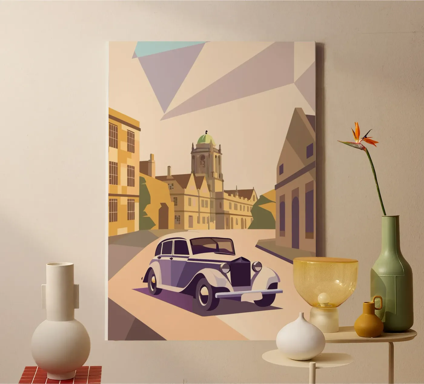 Classic Car Leinwand von POLYGON SPECIAL