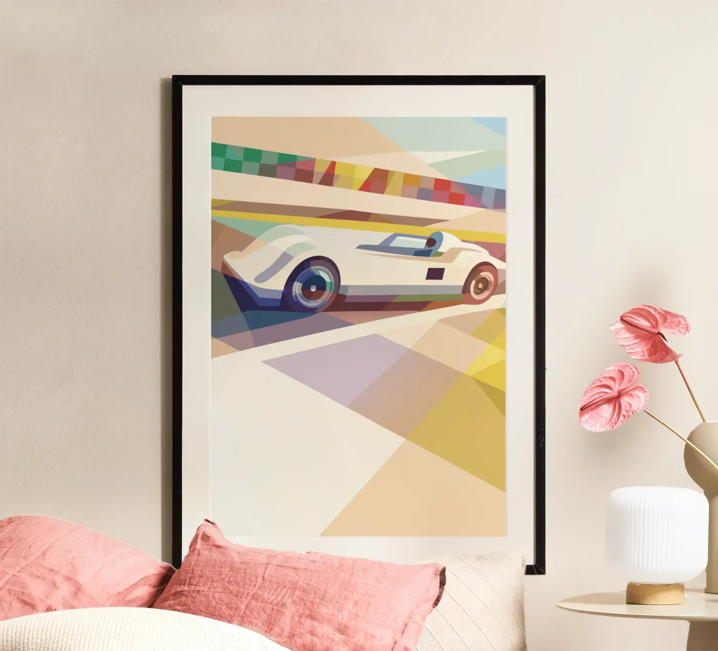 Auto da corsa classica poster da POLYGON SPECIAL