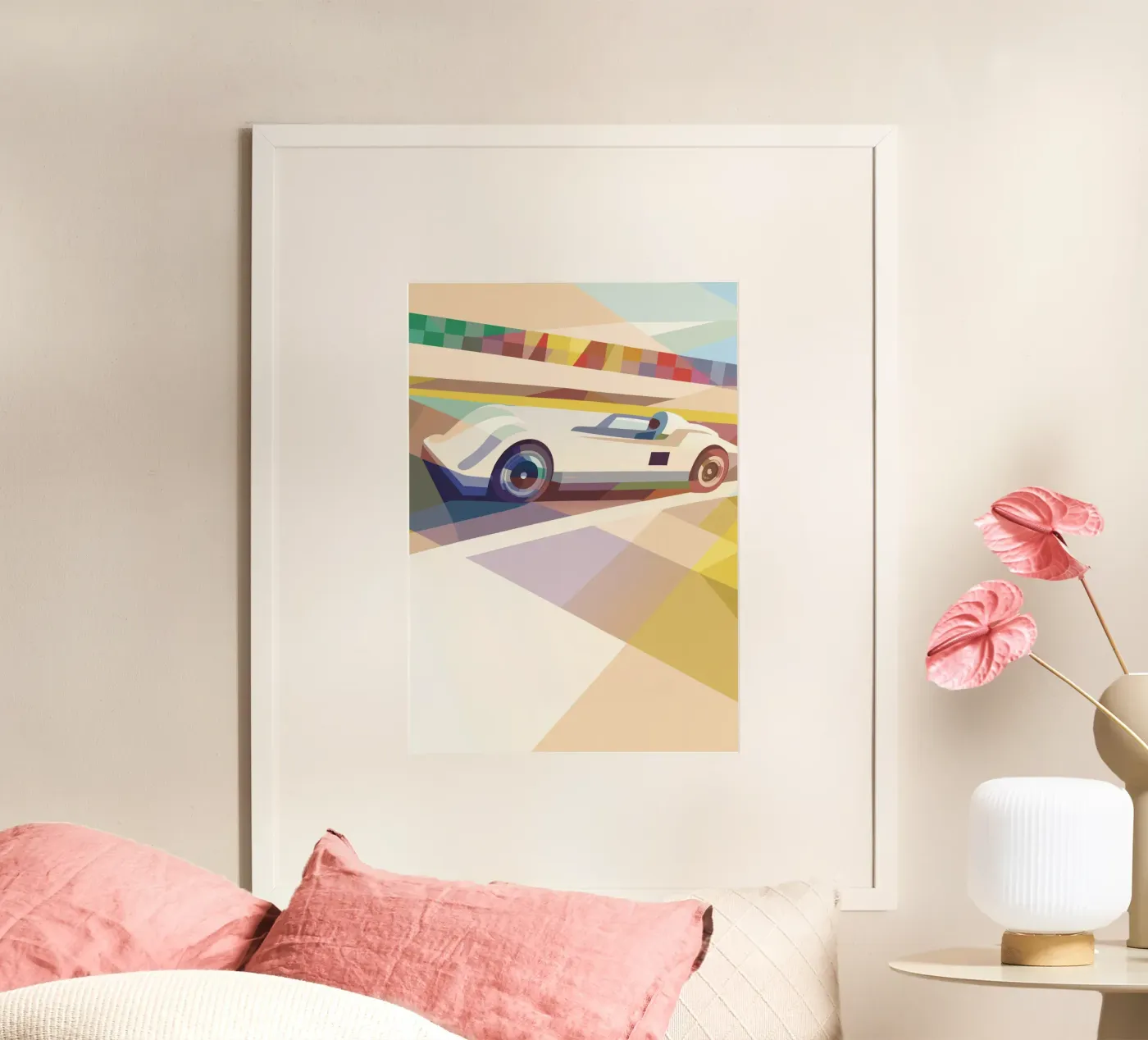 Auto da corsa classica poster da POLYGON SPECIAL