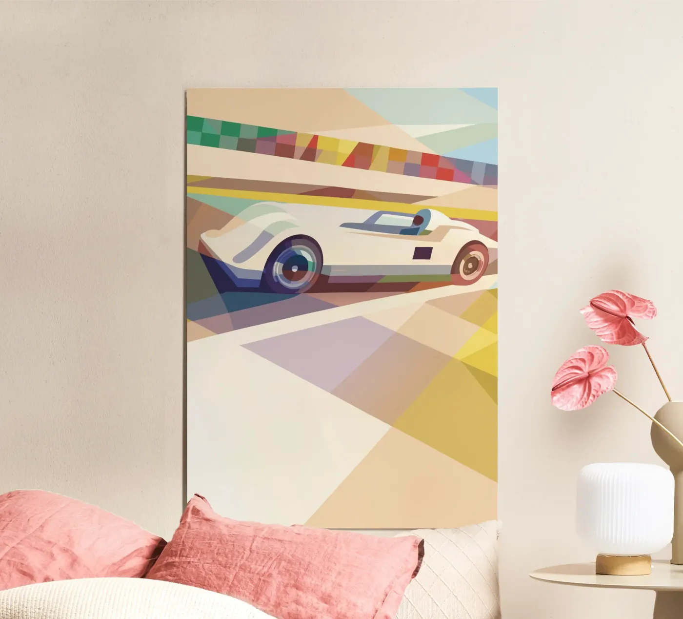 Auto da corsa classica poster da POLYGON SPECIAL
