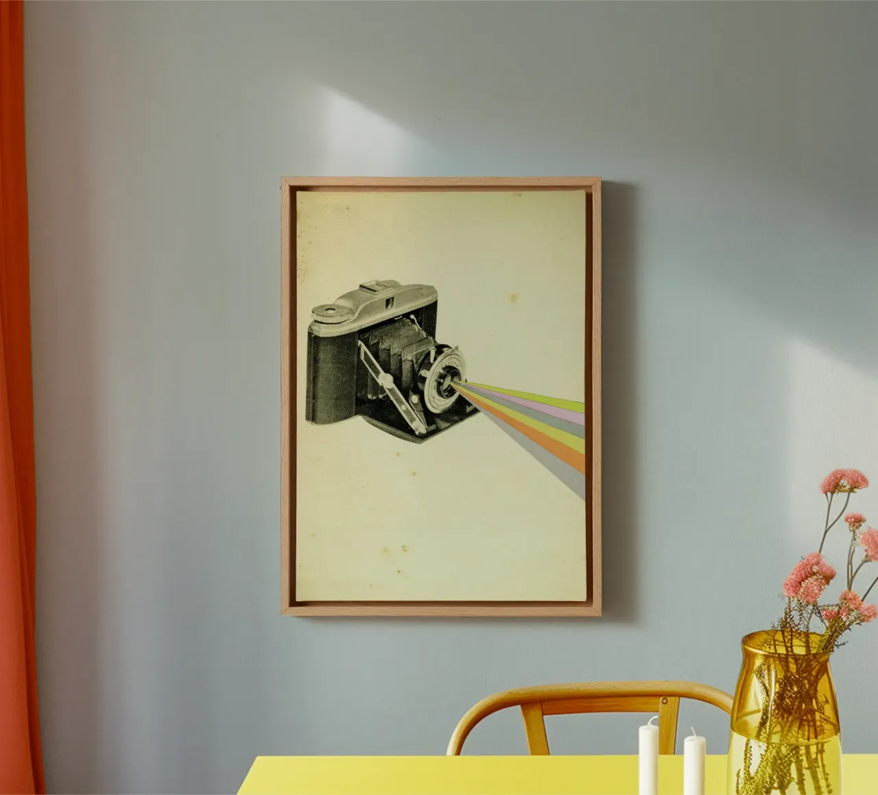 It's a Colourful World canvas by Cassia Beck Collage